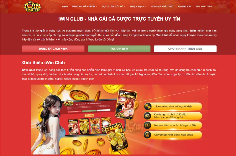 IWIN LIMITED - Website soi cầu xổ số 3 miền chuẩn
